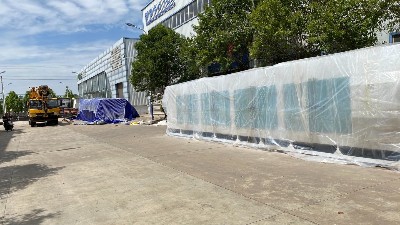 5月22號(hào)，由華豫萬(wàn)通設(shè)計(jì)承建的委內(nèi)瑞拉玉米預(yù)煮熟粉生產(chǎn)線發(fā)貨。